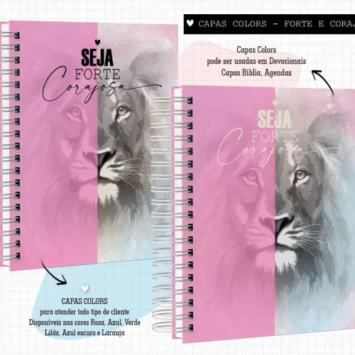 Combo Capas Bíblia e Devocionais – Leão Collors