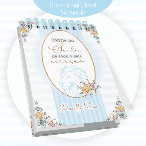 Combo Devocional Versículo Floral – Encadernação – Pamella Vieira