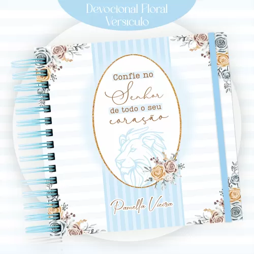 Combo Devocional Versículo Floral – Encadernação – Pamella Vieira