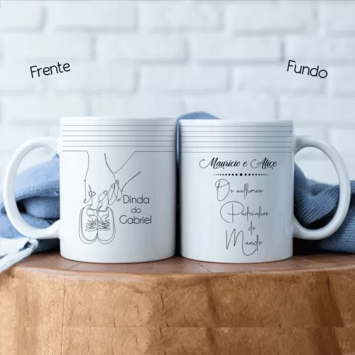 Combo Dindos em Linhas – Estampas Canecas (Lontrinhas)