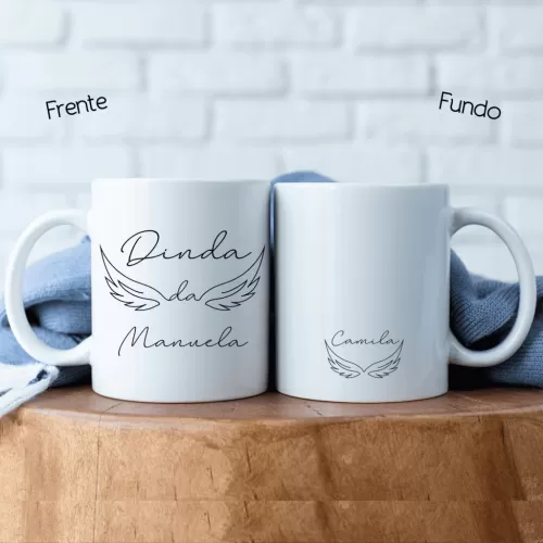 Combo Dindos em Linhas – Estampas Canecas (Lontrinhas)