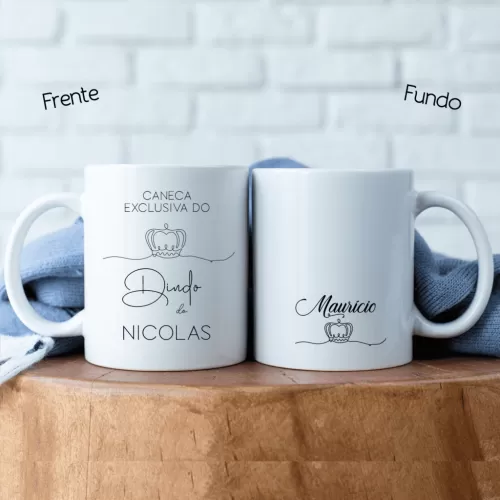 Combo Dindos em Linhas – Estampas Canecas (Lontrinhas)