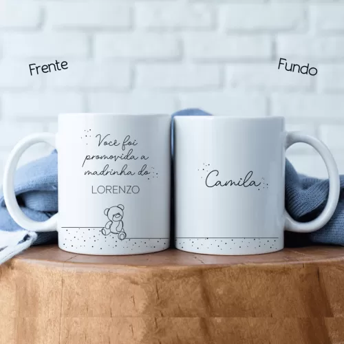 Combo Dindos em Linhas – Estampas Canecas (Lontrinhas)