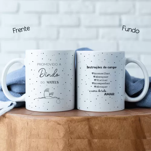 Combo Dindos em Linhas – Estampas Canecas (Lontrinhas)