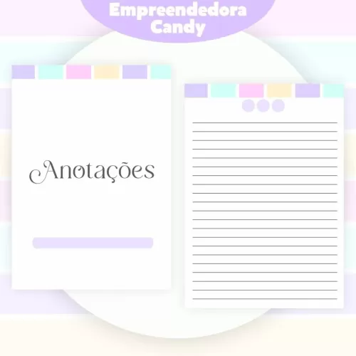 Combo Empreendedora Candy – Encadernação (Pamella Vieira)