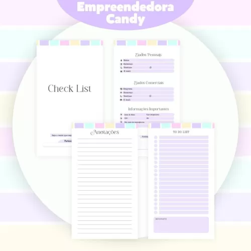 Combo Empreendedora Candy – Encadernação (Pamella Vieira)