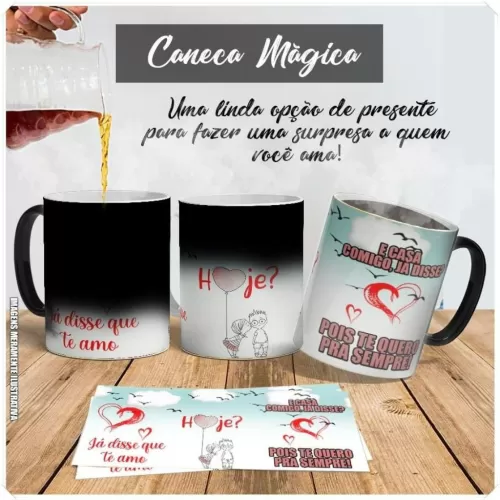 Combo Estampas Canecas, Almofadas e Azulejos – LGBTQI+ e Floral – Namorados