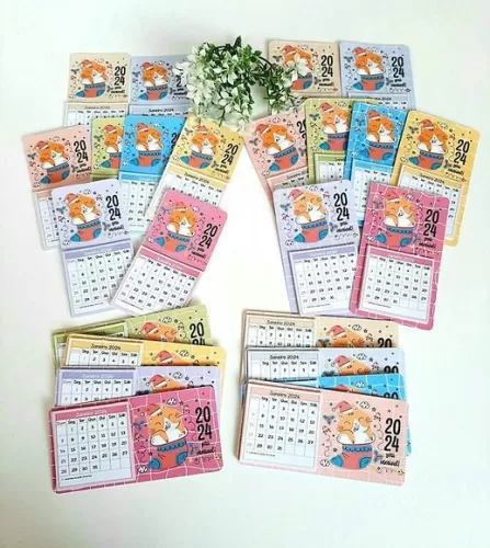 Combo Gatinhos – Calendários – Planners – Blocos 2024