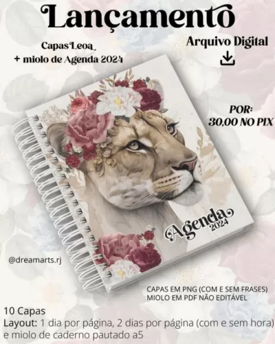 Combo Lançamento Capas Leoa – Dream Arts