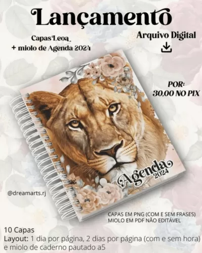 Combo Lançamento Capas Leoa – Dream Arts