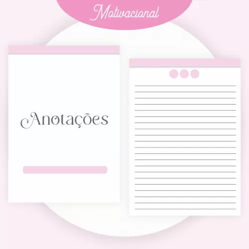 Combo Motivacional Feminino – Encadernação (Pamella Vieira)