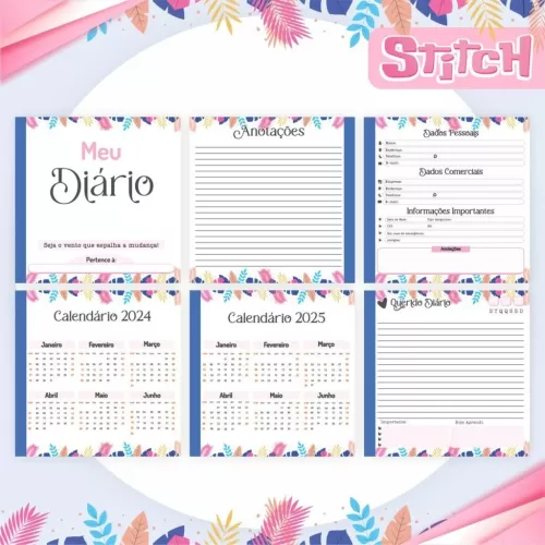 Combo Stitch Namorados – Encadernação