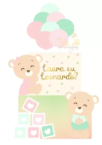 Combo Topos de Bolo diversos - Tia Jô