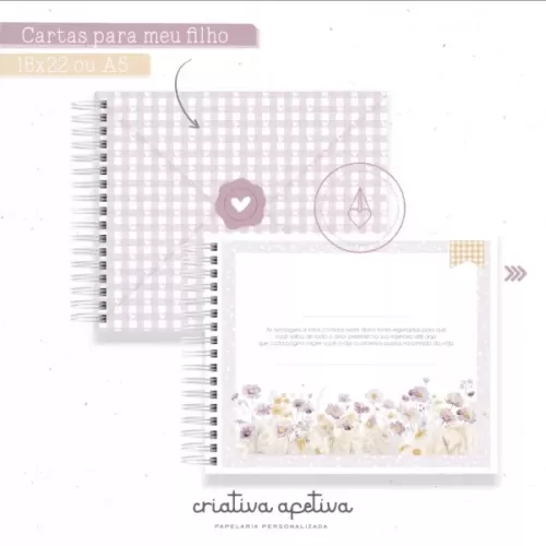 Combo de Arquivos Para Maternidade – Floral Maria – Criativa Afetiva