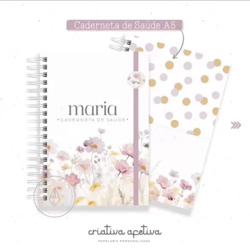 Combo de Arquivos Para Maternidade – Floral Maria – Criativa Afetiva