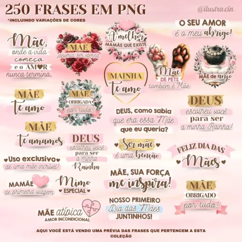Dia das Mães 2024 – Kit Digital - Mimos (Ilustracin)