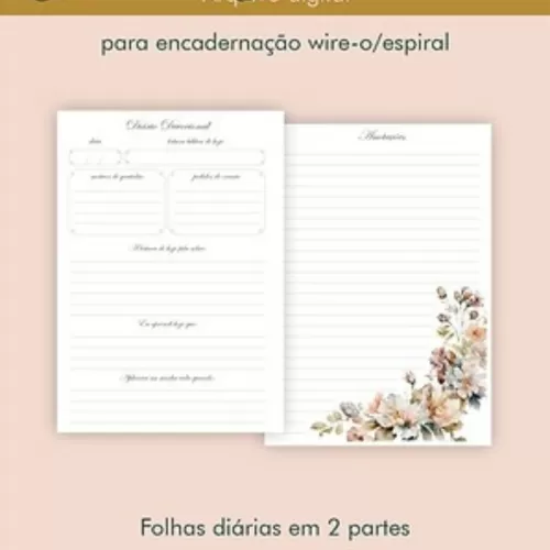 Diário Devocional Wire-o, Espiral e Costura