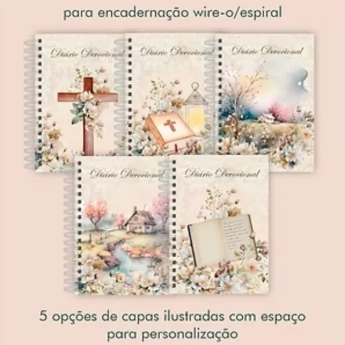 Diário Devocional Wire-o, Espiral e Costura