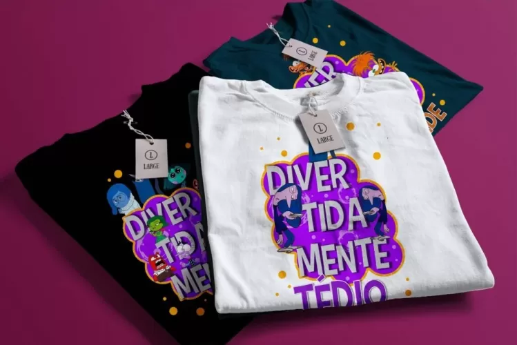 Divertidamente Collection – Artes  Camisas - Sublimação 2024