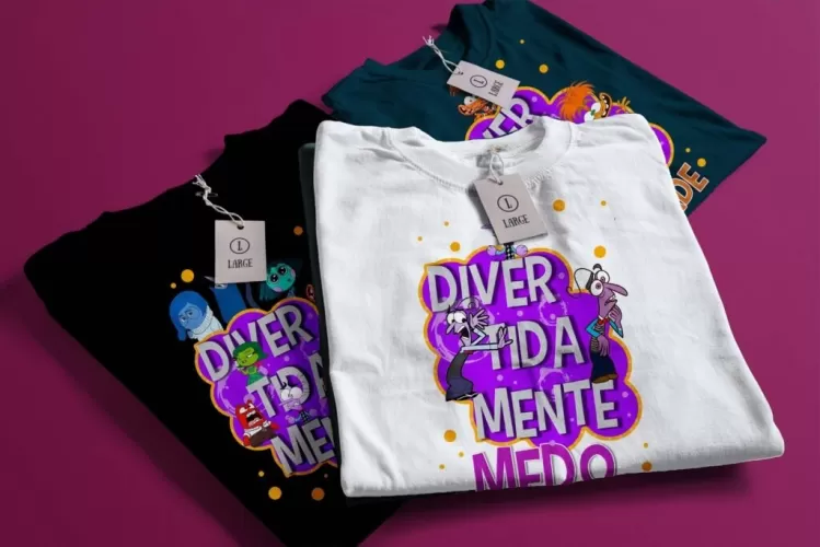 Divertidamente Collection – Artes  Camisas - Sublimação 2024