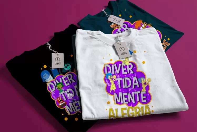 Divertidamente Collection – Artes  Camisas - Sublimação 2024