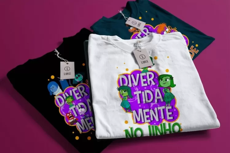 Divertidamente Collection – Artes  Camisas - Sublimação 2024