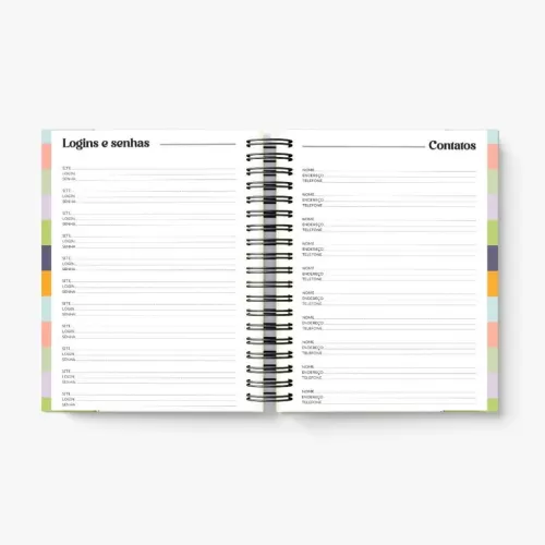 Encadernação 2024 Coleção Colorê