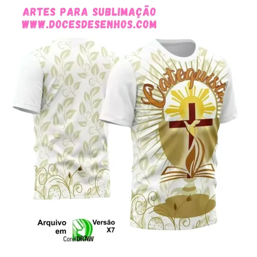 Estampa Catequista de Fé ‑ Arte Digital para Camisa