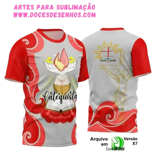 Estampa Catequista de Fé ‑ Arte Digital para Camisa