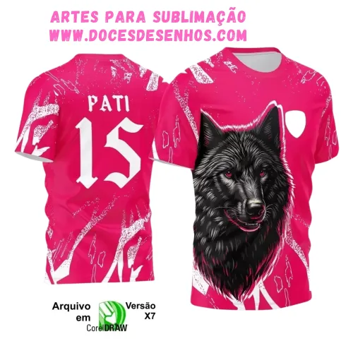 Estampa Lobo Criativa – Camiseta Interclasse 2025 Exclusiva Estampa Lobo Criativa – Camiseta Interclasse 2025 Exclusiva