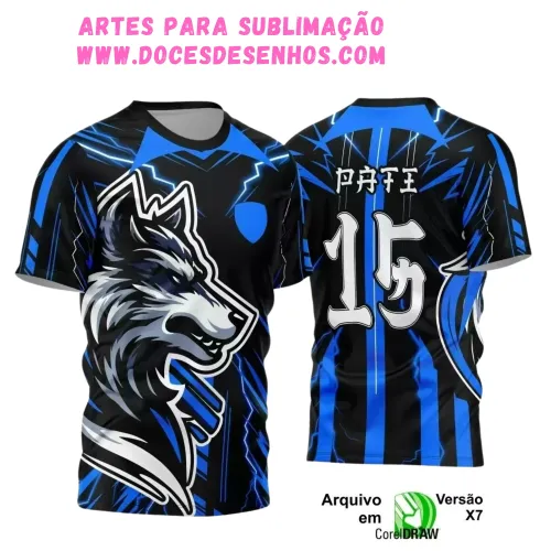 Estampa Lobo Criativa – Camiseta Interclasse 2025 Exclusiva Estampa Lobo Criativa – Camiseta Interclasse 2025 Exclusiva