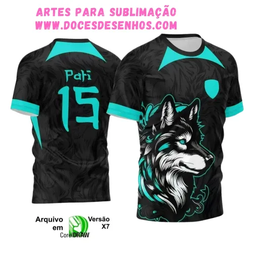 Estampa Lobo Criativa – Camiseta Interclasse 2025 Exclusiva