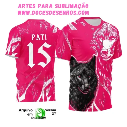 Estampa Lobo Criativa – Camiseta Interclasse 2025 Exclusiva Estampa Lobo Criativa – Camiseta Interclasse 2025 Exclusiva