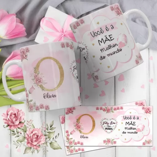 Estampas Alfabeto Canecas – Dia das Mães