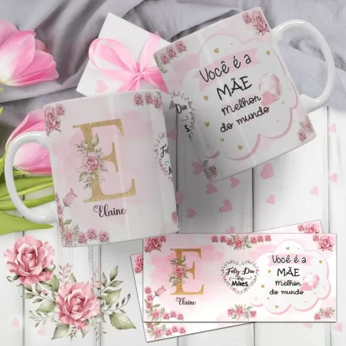 Estampas Alfabeto Canecas – Dia das Mães