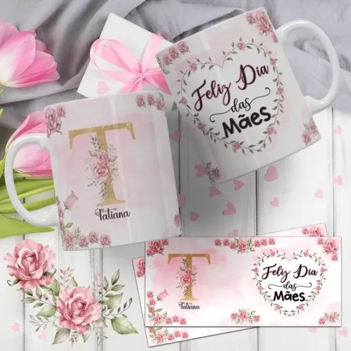 Estampas Alfabeto Canecas – Dia das Mães