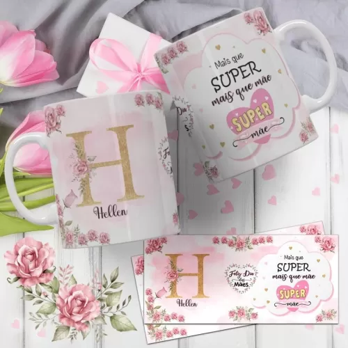 Estampas Alfabeto Canecas – Dia das Mães