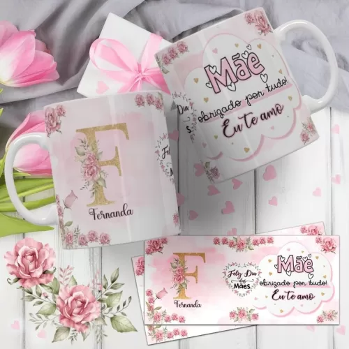 Estampas Alfabeto Canecas – Dia das Mães