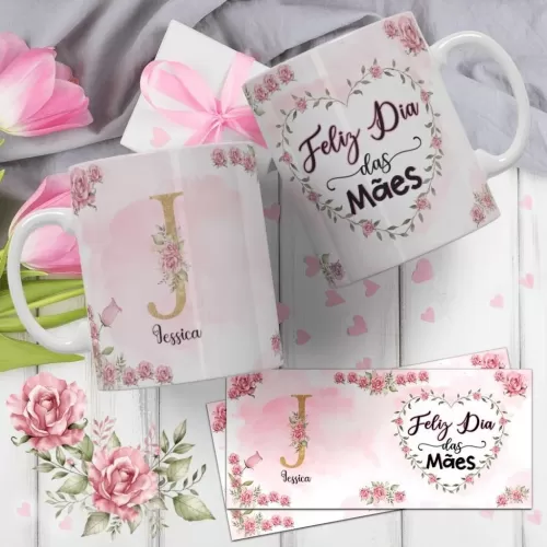 Estampas Alfabeto Canecas – Dia das Mães