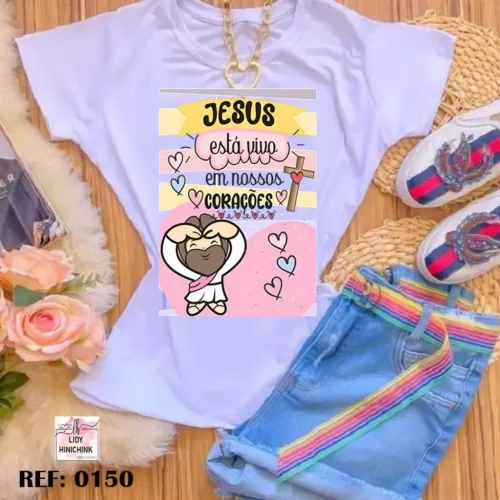 Estampas Camisas e Canecas Jesus
