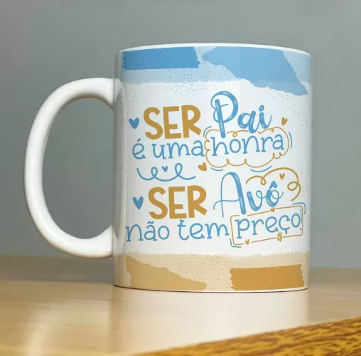 Estampas Canecas – Dia dos Avós – Abacaxi Sublimático