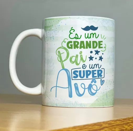 Estampas Canecas – Dia dos Avós – Abacaxi Sublimático