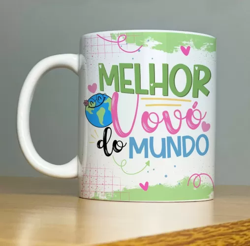 Estampas Canecas – Dia dos Avós – Abacaxi Sublimático