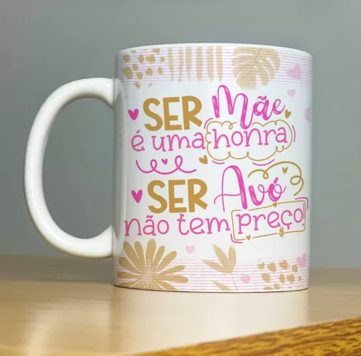 Estampas Canecas – Dia dos Avós – Abacaxi Sublimático