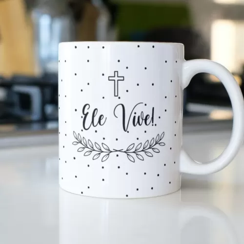 Estampas Canecas Ele Vive