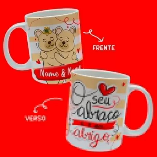 Estampas Canecas Namorados 1.0 – Avião sem Asa