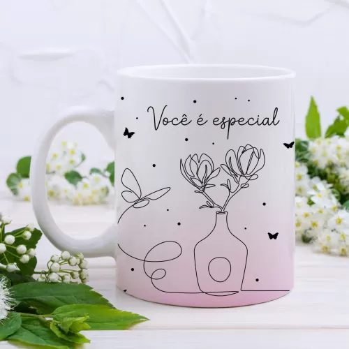 Estampas Canecas – Você é Especial – Lontrinha