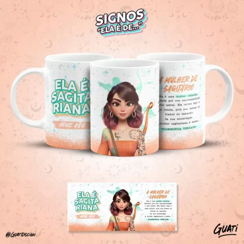 Estampas Signos – Ela é… Canecas (Lab51)