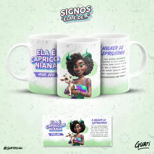 Estampas Signos – Ela é… Canecas (Lab51)
