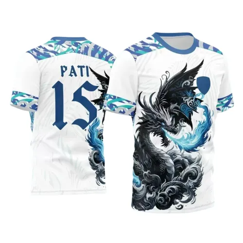 Interclasse 2025: Arte de Camiseta Escolar com Estilo Dragão